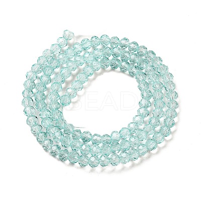 Transparent Baking Paint Glass Beads Strands DGLA-A034-T4mm-D01-1