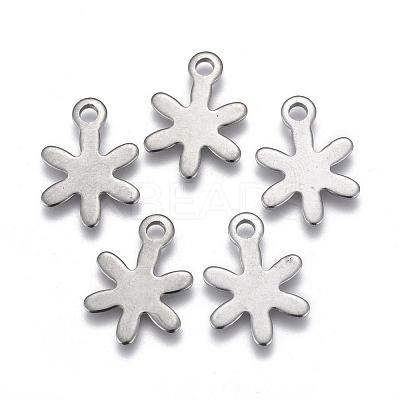 Tarnish Resistant 201 Stainless Steel Charms STAS-F139-018P-1