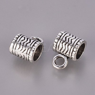 Tibetan Style Alloy Tube Bails LS-K08U0042-1