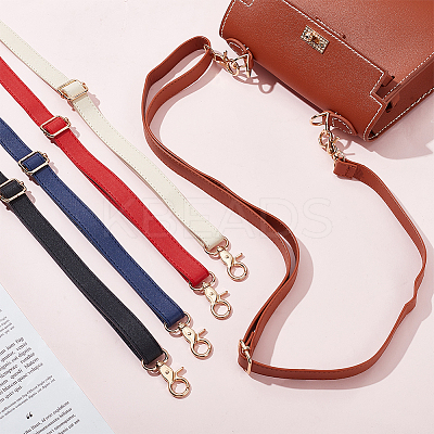5Pcs 5 Colors PU Imitation Leather Adjustable Bag Straps FIND-WR0009-77A-1
