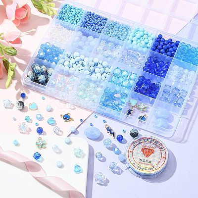 DIY Charm Bracelet Making Kit DIY-FS0003-28-1