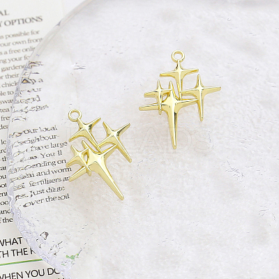Alloy Pendants INS-PW0001-09F-G-1