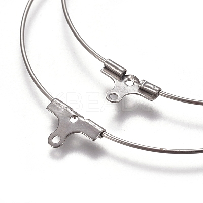 Tarnish Resistant 304 Stainless Steel Wire Pendants STAS-M274-020F-1