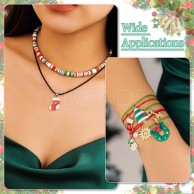 40Pcs 20 Styles Christmas Theme Opaque Resin Pendants RESI-TA0003-58-1