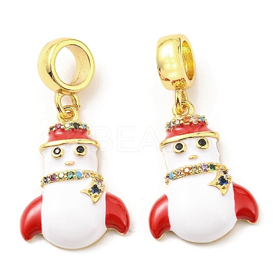 Real 18K Gold Plated Brass Micro Pave Cubic Zirconia Pendents KK-M247-29G-1