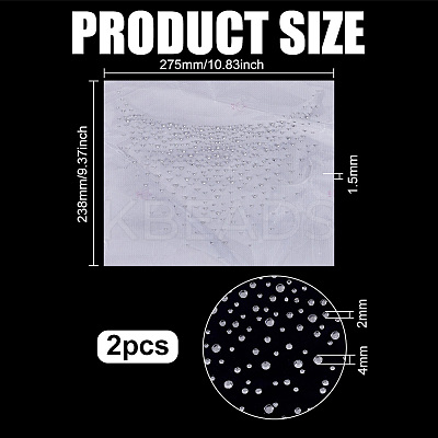 Glitter Hotfix Rhinestone LS-DIY-WH0899-278-1