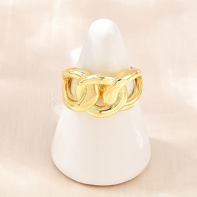 Brass Cuff Open Rings KK-CBA5A76-06G-01-1
