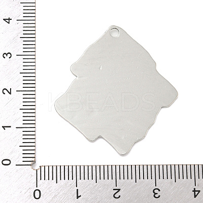 Non-Tarnish 304 Stainless Steel Pendants STAS-M001-02P-1