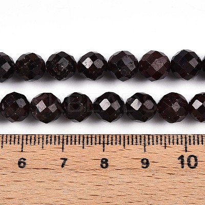 Natural Garnet Beads Strands G-S345-8mm-37-1