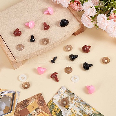 12 Styles Plastic Dog Safety Craft Noses FIND-GF0004-64-1