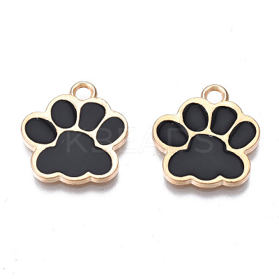 Alloy Enamel Pendants X-ENAM-T016-22LG-C-RS-1