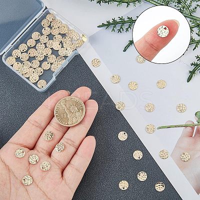 100Pcs Brass Charms KK-FH0004-61-1