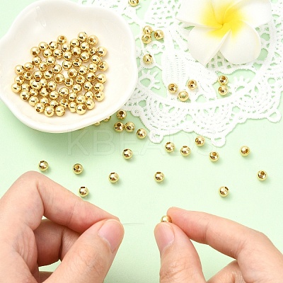 50Pcs Hollow Round 304 Stainless Steel Beads STAS-YW0002-95A-1
