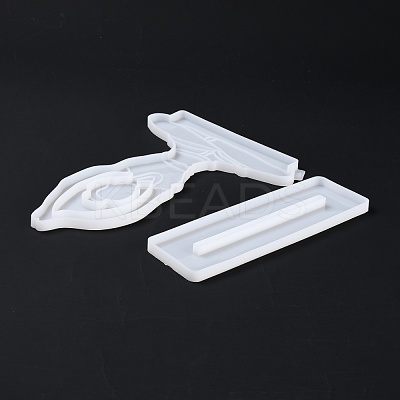YOGA DIY Silicone Statue Molds DIY-G046-10-1