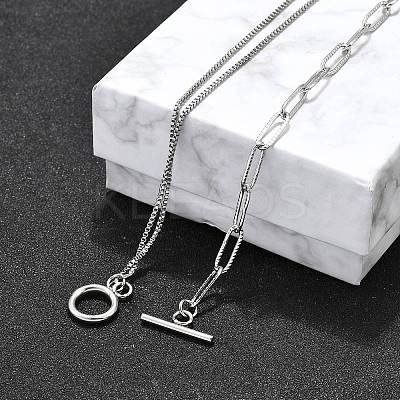 Non-Tarnish 304 Stainless Steel Chain Necklaces X-NJEW-JN02767-1