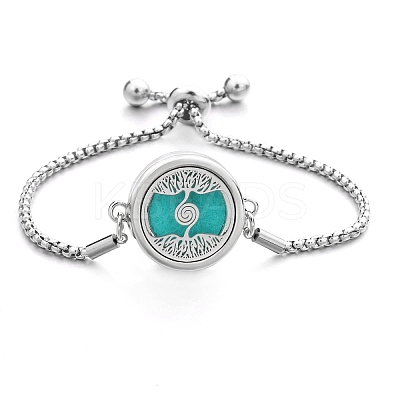 Zinc Alloy Stainless Steel Slider Bracelets BJEW-WH20030-04P-09-1