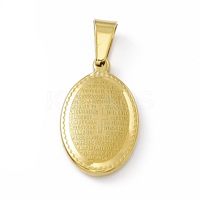 PVD Vacuum Plating 304 Stainless Steel Pendants STAS-P315-12A-G-1