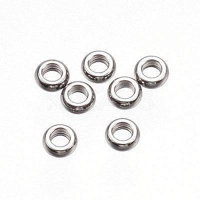 Tarnish Resistant 201 Stainless Steel Spacer Beads STAS-D448-028P-1