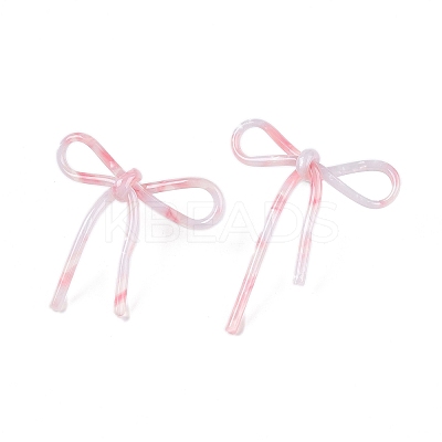Cellulose Acetate(Resin) Stud Earrings EJEW-T020-01B-1