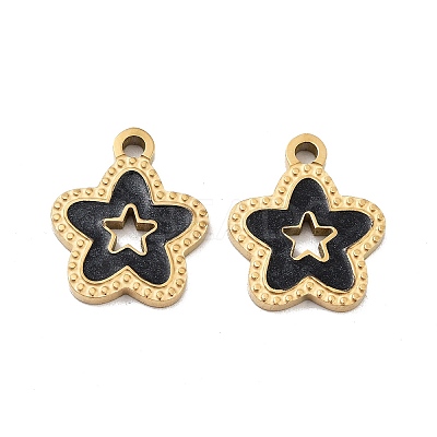 Ion Plating(IP) 316 Surgical Stainless Steel Charms STAS-U014-48G-01-1