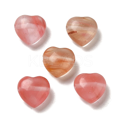 Cherry Quartz Glass Beads G-K248-A05-1