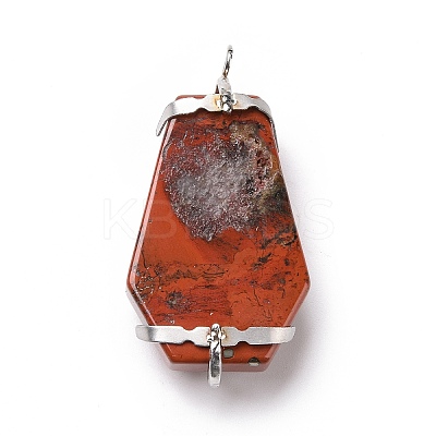 Natural Red Jasper Pendants G-C246-01D-P-1