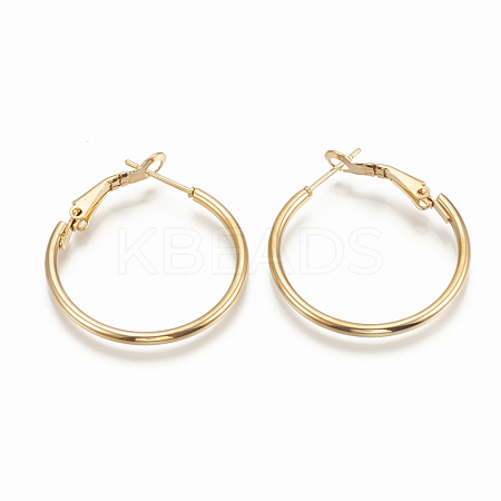 304 Stainless Steel Hoop Earrings STAS-S078-08-60mm-1