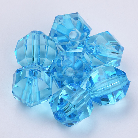 Transparent Acrylic Beads TACR-Q256-6mm-V40-1