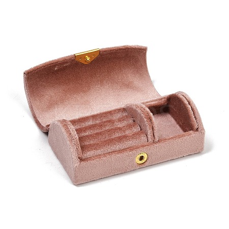 Arch Shaped Velvet Jewelry Set Storage Boxes CON-Z009-03B-1