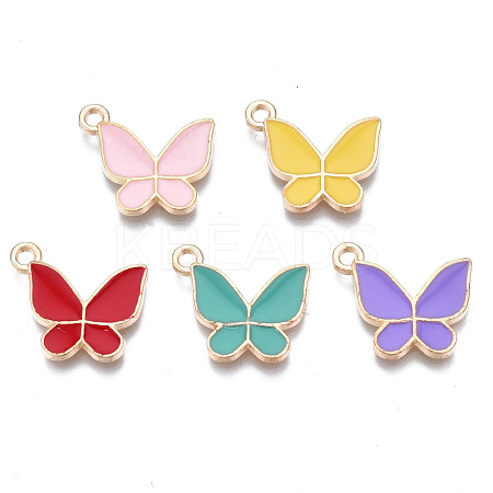 Alloy Enamel Pendants ENAM-T016-23-RS-1
