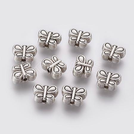 Tibetan Style Alloy Beads X-TIBEB-6715-AS-R-1