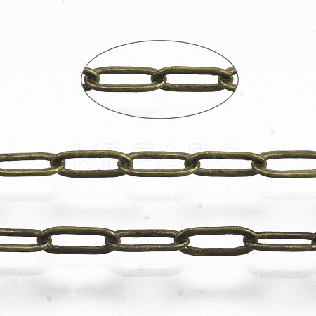 Brass Paperclip Chains CHC-S008-001D-AB-1