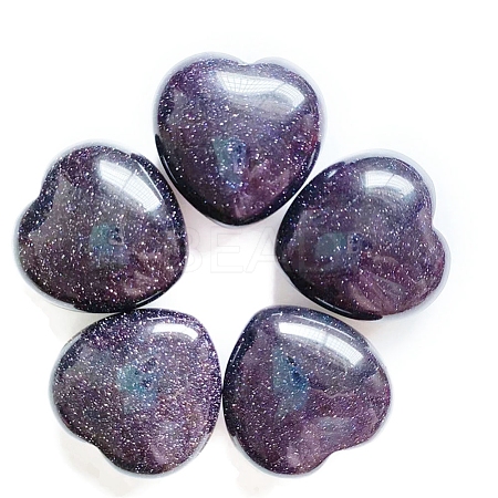 Synthetic Blue Goldstone Healing Stones PW-WG48905-09-1