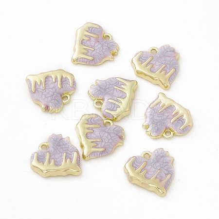 Alloy Enamel Pendants FIND-E026-05LG-04-1