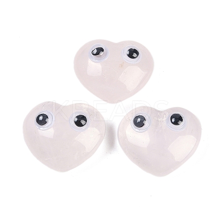 Natural Rose Quartz Figurines G-H073-01D-1