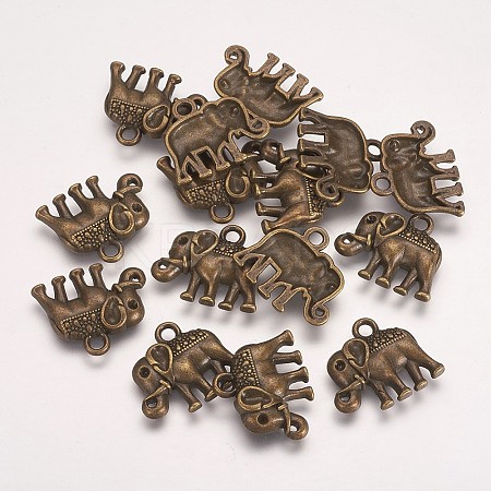 Tibetan Style Alloy Charms Pendants X-TIBEP-A124745-AB-FF-1