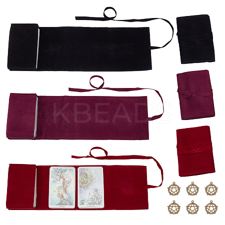 6Pcs Tibetan Style Alloy Pendants FIND-NB0003-84-1