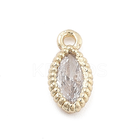 Brass Micro Pave Cubic Zirconia Pendants LS-KK-M306-05G-03-1