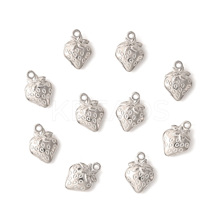 10Pcs 304 Stainless Steel Charms STAS-YW0003-20P-1