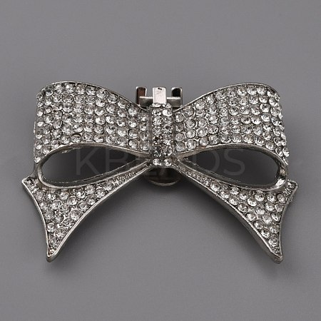 Alloy Rhinestone Shoe Decorations AJEW-WH0020-60P-1