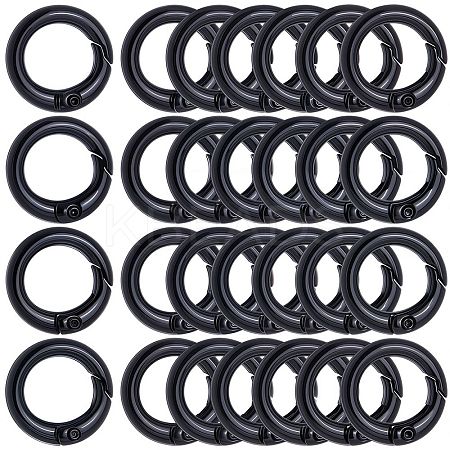 30Pcs Zinc Alloy Spring Gate Rings FIND-SP0001-40-1