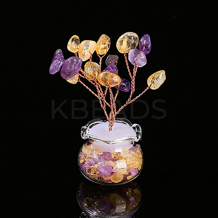 Natural Ametrine Chips Tree Decorations PW-WG5CB05-04-1