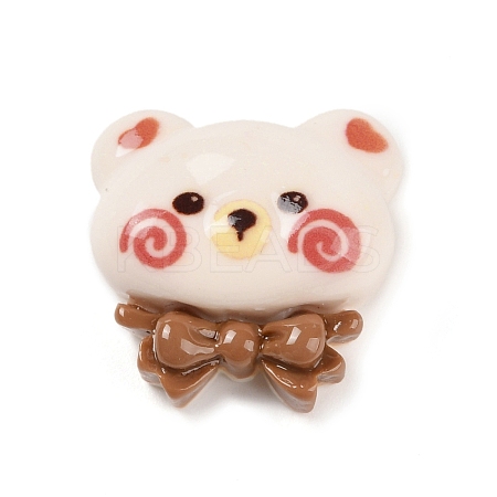 Bear Bread Opaque Resin Decoden Cabochons CRES-Q220-05A-1