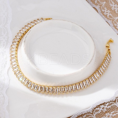 Cubic Zirconia Classic Tennis Bracelet ZIRC-S067-073H-NF-1