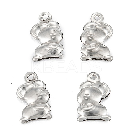 Non-Tarnish 316 Surgical Stainless Steel Pendants LS-STAS-C026-12P-1