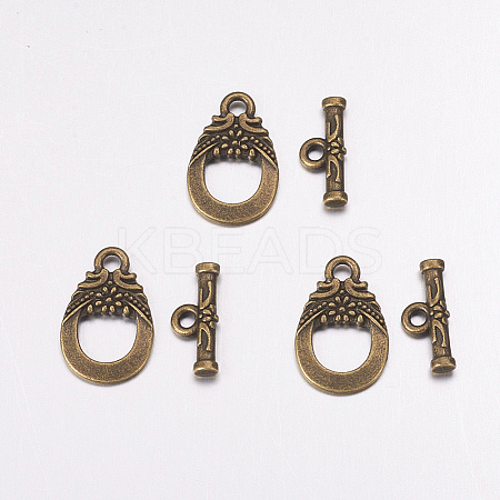 Tibetan Style Alloy Toggle Clasps LS-X-MAC2014-NF-1