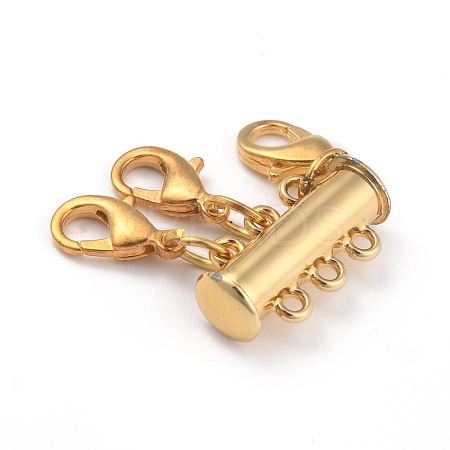 Alloy Magnetic Slide Lock Clasps LS-X-PALLOY-YW0001-17G-1