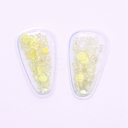 Plastic with Resin and Polymer Clay Accessories RESI-CJC0007-32A-1