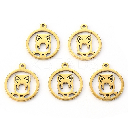 PVD Vacuum Plating 201 Stainless Steel Pendants LS-STAS-N092-104G-1