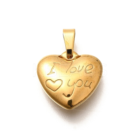 304 Stainless Steel Pendants STAS-B079-04G-01-1